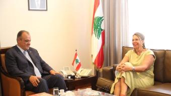 سفيرة سويسرا التقت بوشكيان: التعاون الناجح يتطلّب هيئات حكومية قوية