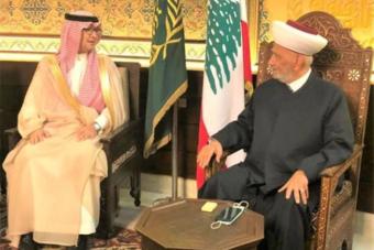 دريان استقبل بخاري: أي تهديد للسّفارة السعوديّة هو تهديدٌ للأمن في لبنان