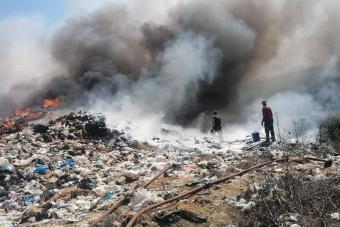 بالصور: حريق كبير في خراج برسا