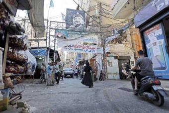 انفجار قنبلة في عين الحلوة