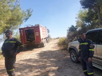 بالصورة: إخماد حريق حرج في حرار