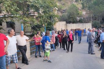 بالفيديو والصور: تحرّك لأهالي جرجوع وعربصاليم ضدّ مشروع "فائض الشتاء" لمياه نبع الطاسة