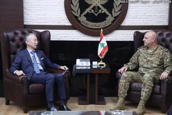 قائدُ الجيش استقبل السّفير اليابانيّ