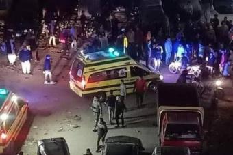 بالصور - قتلى وجرحى في حادث دهس بمصر