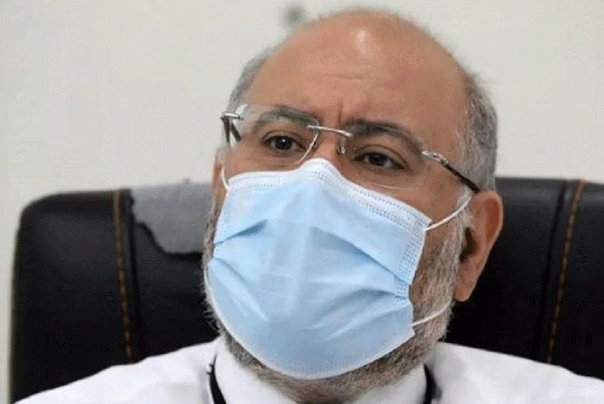 مؤتمرٌ صحافيّ للأبيض لإعلان تسلّمه هبة أدوية من الهلال الأحمر القطريّ