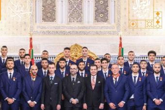 بالفيديو والصور: استقبال الأبطال لـ"أسود الأطلس" في الرباط