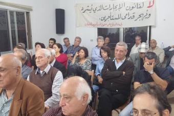 لجنة الدفاع عن حقوق المستأجرين: القانون التهجيري الأسود ليس سارياً بحكم الوضع القائم