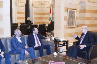 ميقاتي بحث في مطالب المعلمين مع وفد من لجنة التربية
