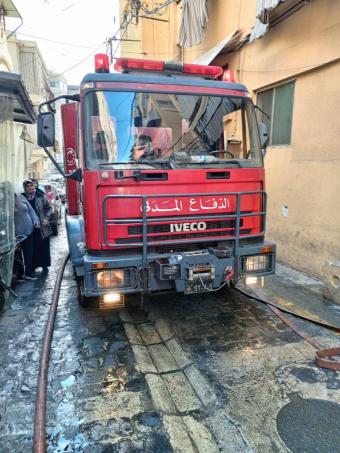 بالفيديو والصور: 4 جرحى بإنفجار داخل شقة في طريق الجديدة