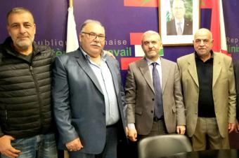 بيرم التقى وفداً من FENASOL: بحث في أوضاع العمّال وسائقي الشاحنات على المرفأ