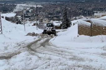 بعد العاصفة طقس غائم وبارد