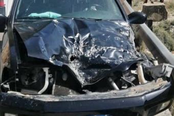 جريحان جراء سقوط صخرة على طريق أبو ميزان