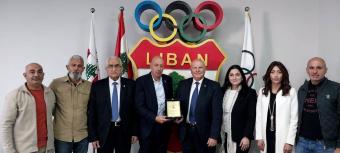 جلخ ورستم يلتقيان نائب رئيس الإتحاد الدولي للخماسي الحديث