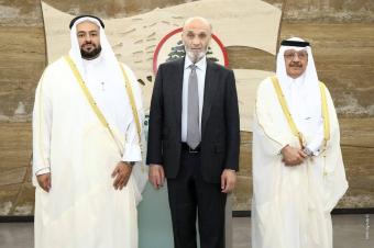 جعجع يلتقي الخليفي في معراب