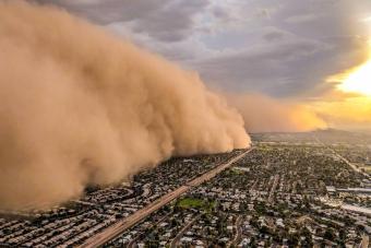 بالفيديو والصّور: قتلى بحوادث سير بسبب عاصفة غباريّة في ولاية إيلينوي الأميركيّة