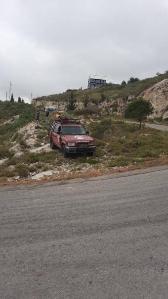 بالصور: جريحان بحادث صدم في بلاط