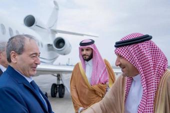 وصول المقداد الى السعودية