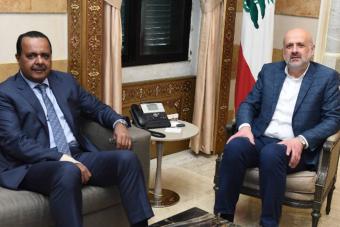 مولوي استقبل نوّاباً ورئيس الاتّحاد الرياضيّ العربيّ للشّرطة
