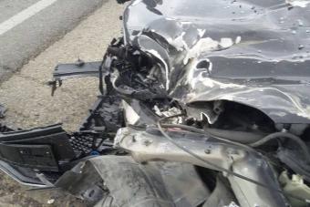 بالصور: ثلاثة جرحى جراء حادث سير على اوتوستراد نهر ابراهيم