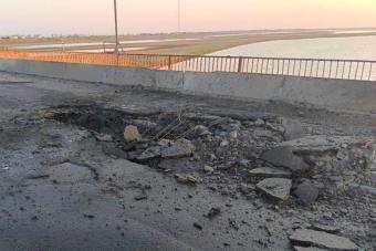 موسكو: الجسر الرابط بين القرم وأوكرانيا "خارج الخدمة"