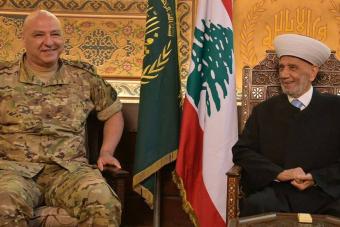 دريان استقبل قائد الجيش واللّواء عثمان: لولا حكمة المؤسّسات العسكريّة لدخلَ البلد في آتون الفتن الداخليّة