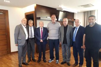 بوشكيان ووفد الاتحاد العماليّ العام: لتدريب يد عاملة تُلبّي عمليات الحفر والتّنقيب عن النفط