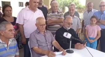 وقفة احتجاج لاهالي راشيا الفخار استنكاراً للاعتداءات على البلدة