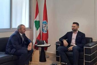جنبلاط اطلع من أميرجانيان على مشاريع المنظمة الفرنكوفونية في لبنان