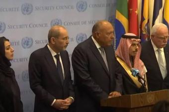 مطالبة عربية بوقف فوري لإطلاق النار في غزة