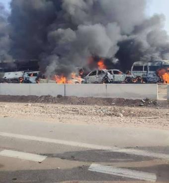 بالفيديو والصور: عشرات القتلى والجرحى بحادث تصادم في مصر