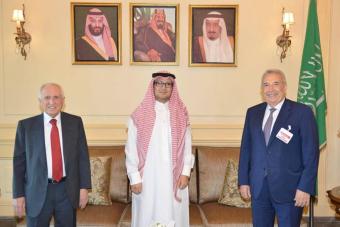 بخاري التقى رئيس مجلس الأعمال اللبناني السعودي ونائبه