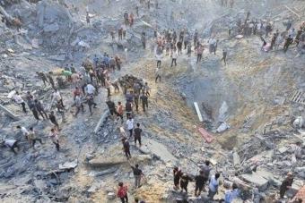 تنديدٌ فلسطينيّ وعربيّ بمجزرة جباليا