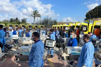 بالفيديو - إجلاء أطفال خدّج من غزّة إلى مصر وأنباء عن مقتل 12 شخصاً في المستشفى الإندونيسي