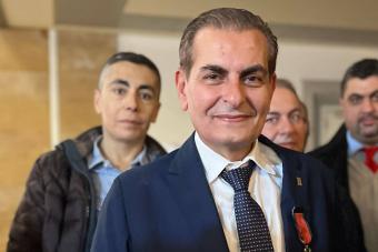 نقيب المُحامين الجديد سامي الحسن وحرفوش زارا الجسر بعد فوزهما