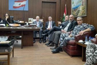 افتتاح غرفة إدارة مخاطر الكوارث في سرايا اميون