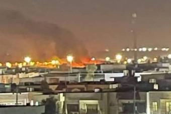 استهداف قاعدة أميركية في مطار أربيل
