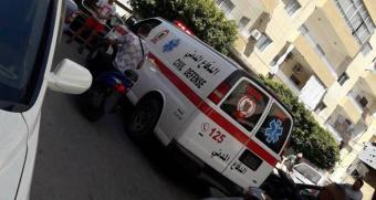 مصاب جراء سقوطه من الطبقة الاولى في تحويطة الغدير