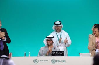 رئيس COP28 يعلن "اتفاق الإمارات" التاريخي للعمل المناخي