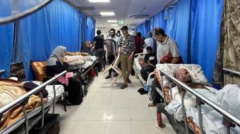 قسم الطوارئ في مستشفى الشفاء بغزة استحال "حمام دم"