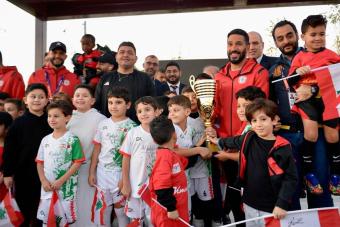 استقبال حاشد لمنتخب لبنان في "إكسبو قطر"