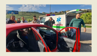 جريحان في حادث سير عند مفرق البيسارية