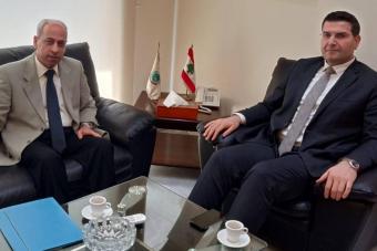 الحاج حسن بحث مع الأمين العام للإغاثة في الواقع الزراعي