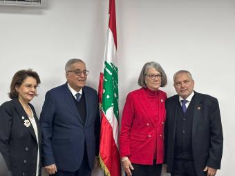 بوحبيب يطرح ملف النازحين من الجنوب أمام رئيسة "الصليب الأحمر الدولي"