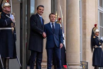بيان قطري - فرنسي: تشديد على الحاجة الماسّة لانتخاب رئيس لبناني وتشكيل حكومة وتنفيذ الإصلاحات