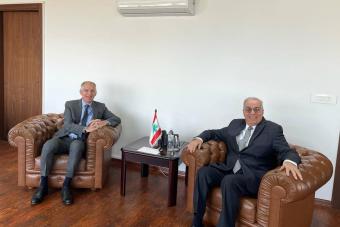بوحبيب التقى ماغرو شاكراً الاهتمام الفرنسي بلبنان واستقبل السفير الروسي ومديرة الاونروا