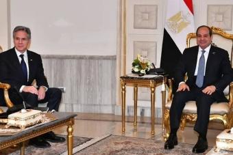 السيسي يبحث مع بلينكن وقفاً فورياً للنار في غزة وملف تبادل الأسرى