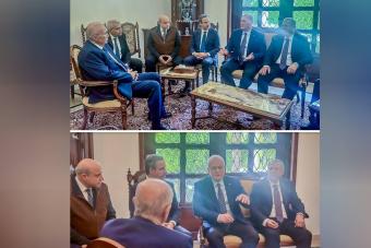 بالصّور - معوّض ومخزومي قدّما واجب العزاء إلى السفير الروسي في لبنان