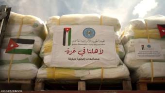 الأردن يسيّر 73 شاحنة مساعدات غذائية جديدة إلى غزة