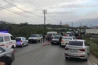 سرقة دراجة نارية والإعتداء على صاحبها في بحنين