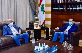الحريري عرض وجنبلاط الاوضاع والمستجدات السياسية